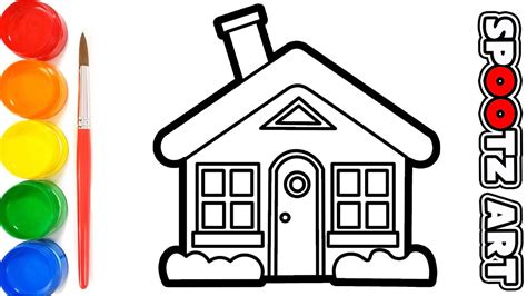 45 cara menggambar rumah tingkat rumah sakit rumah mewah. Cara Menggambar dan Mewarnai Rumah Yang Mudah - Menggambar ...