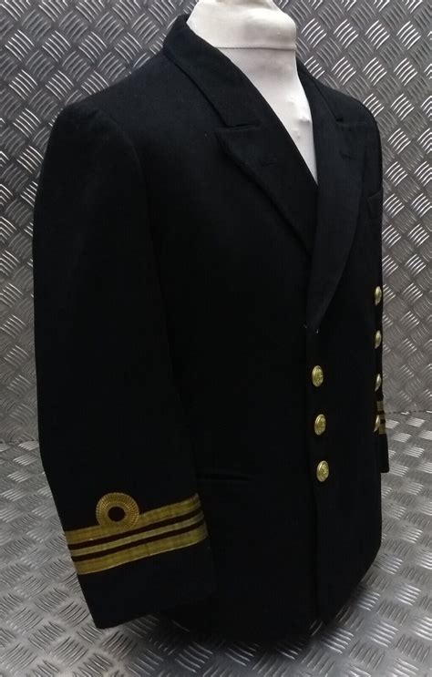 Vintage Rn No1 Dress Jacket Royal Navy Lieutenant Commander Rank 1967