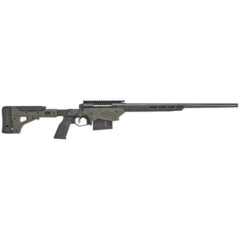 Savage Axis II Precision Rifle, 6.5 Creedmoor, Black and OD Green