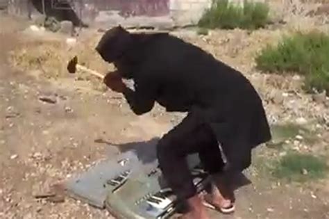 isis executions in syria daesh behead wizard for using magic in propaganda video daily star