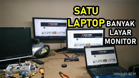 Bagaimana Cara Agar Satu Laptop Menggunakan 2 Layar Monitor Youtube