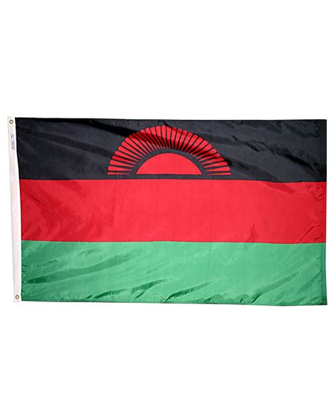 Malawi Flag 3 X 5 Ft For Outdoor Use