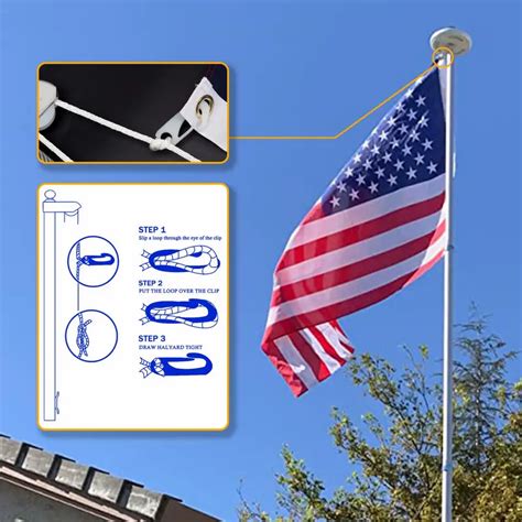 Flag Pole Accessories Kit Outdoor Flagpole Accessories Heavy Duty
