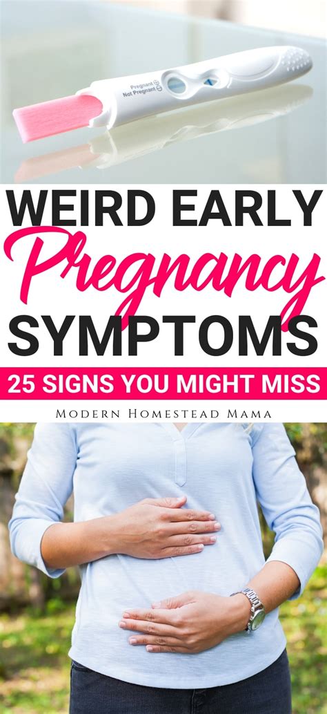 Weird Early Pregnancy Symptoms 25 Signs You Might Miss