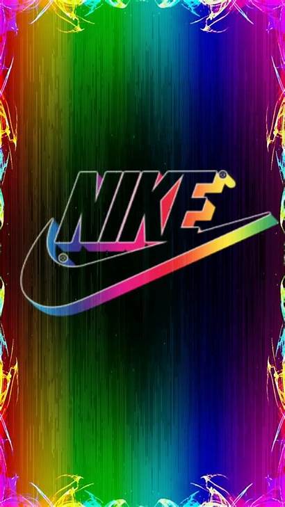 Nike Neon Wallpapers Backgrounds Cool Rainbow Samsung