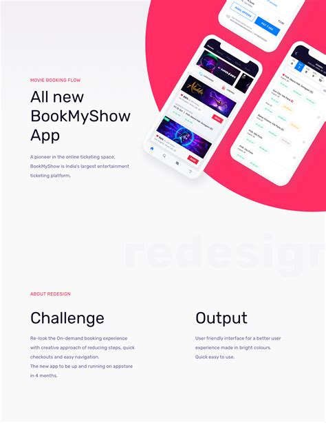 Bookmyshow App Redesign Uiux Behance