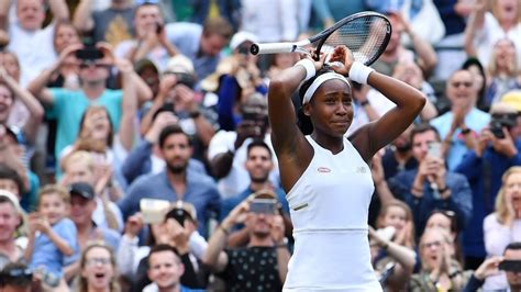 A Star Is Born Year Old Cori Gauff Stuns Venus Williams In Wimbledon First Round Rt Sport News