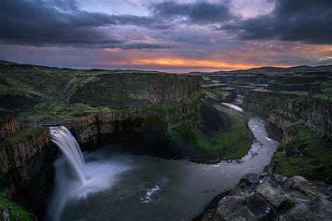 Sunset At Palouse Falls Chris Stocking On Fstoppers