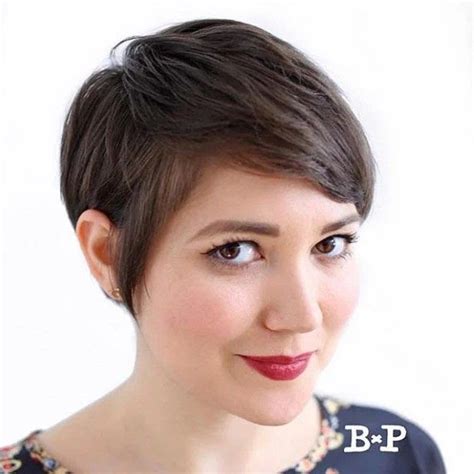 Low maintenance bangs for round face. Pin by Marla Osbin Canon on hair | Low maintenance short ...