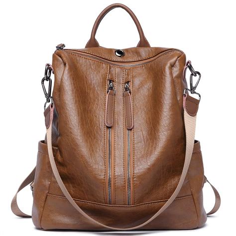 Women Backpack Purse Leather Fashion Travel Large Casual Covertible