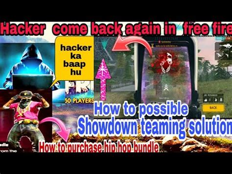 Contact free fire tournament bd on messenger. #Hacker come back again in free fire again showdown ...