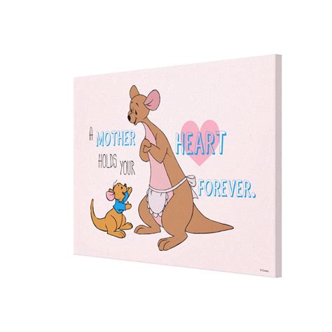 Kanga And Roo Mother Quote Canvas Print Zazzle