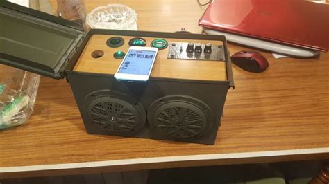 Ammo Can Bluetooth Speaker Power Supply | Ammo cans, Portable power