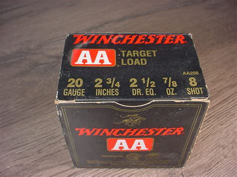 Box Of Winchester Aa Target Load 20 Gauge Number 8 Shot 17245941