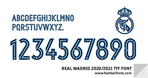 Real Madrid Font Free Download For Web