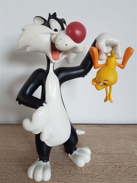Looney Tunes Warner Bros Sylvester And Tweety Original Statue S04