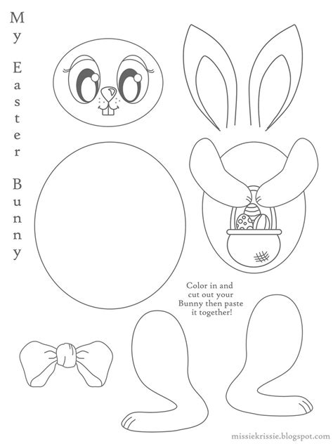 Free Easter Cut And Paste Printables Printable Templates