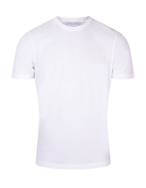 T Shirt Cotton Crew Neck White