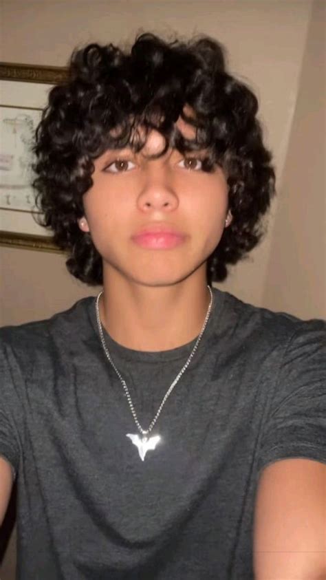 Ethan Garcia😍 In 2023 Men Haircut Curly Hair Curly Hair Inspiration