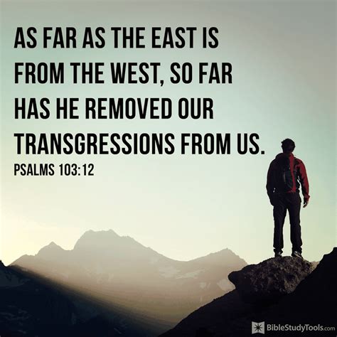 As Far As The East Is From The West Inspirations