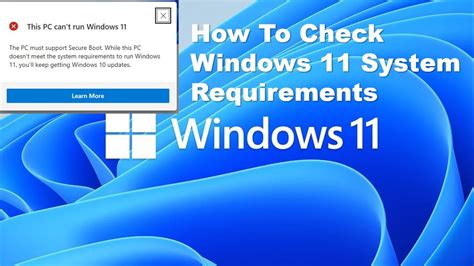 Windows 11 System Requirements Check Your Pc Can Run Windows 11
