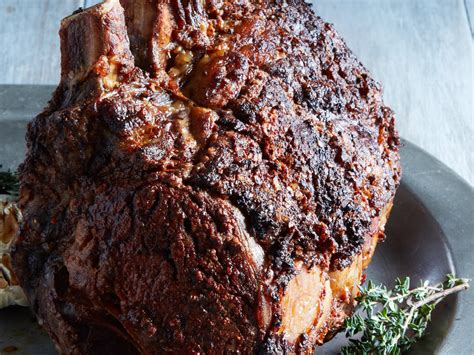 Remove pan from oven and heat broiler. Standing Rib Roast of Beef Recipe - Bruce Aidells | Food ...