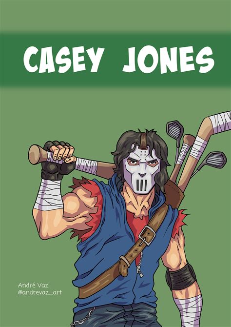 Artstation Casey Jones From Teenage Mutant Ninja Turtles
