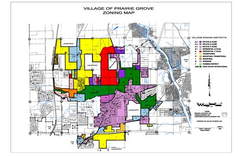 Zoning Map Village Of Prairie Grove