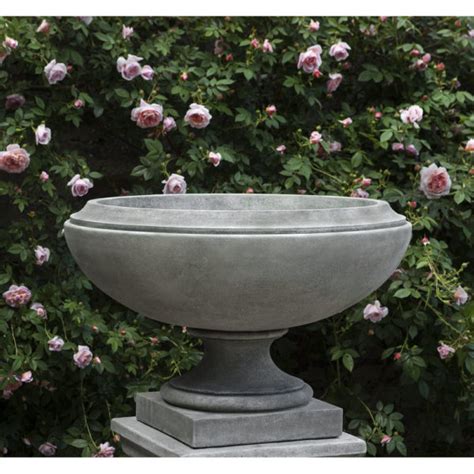 Jensen Urn Planter On Classic Pedestal Kinsey Garden Decor