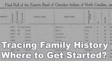 How To Use The Dawes Rolls To Trace Your Indian Ancestry Native