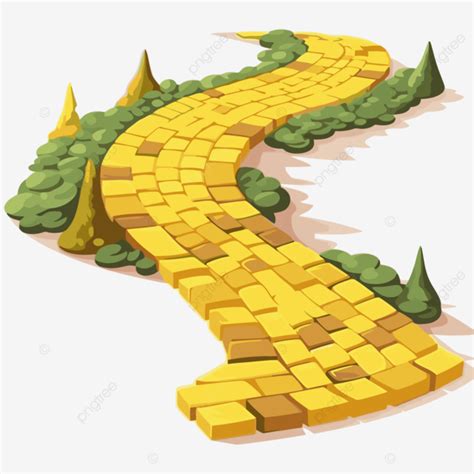 Yellow Brick Road Vector Sticker Clipart Gold Brick Road Of Oz