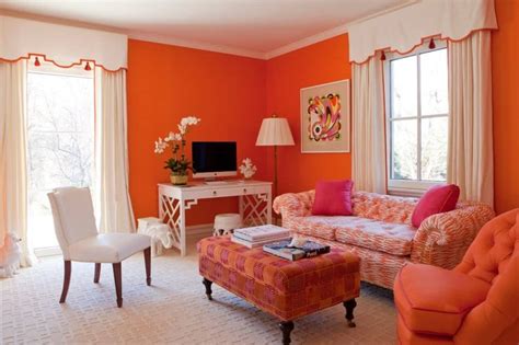 40 Orange Living Room Ideas Photos Home Stratosphere