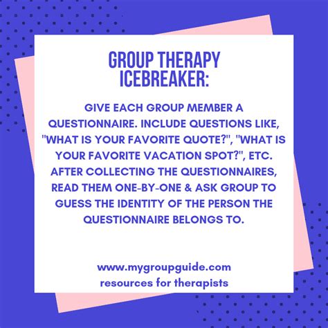 My Group Guide Learn More About Our Therapy Resources Group Therapy Activities Group
