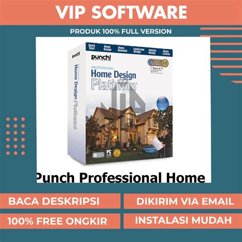 Jual Software Punch Professional Home Design Suite Platinum Full