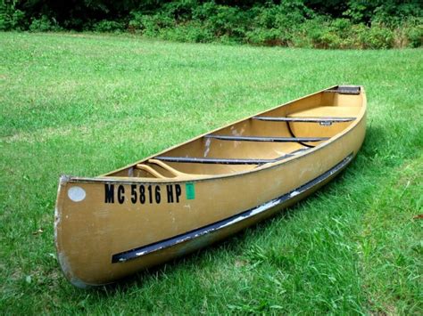 17 Grumman Aluminum “square Stern” Canoe For Sale From United States
