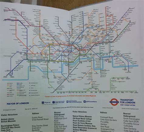 Whsmiths Tube Map With Elizabeth Line District Daves London
