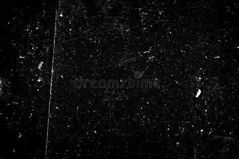 Abstract Black Background With Vintage Grunge Texture Design Old Rough Paper Banner Stock