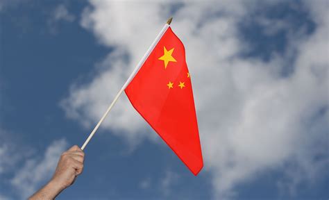 Hand Waving Flag China 12x18 Royal Flags