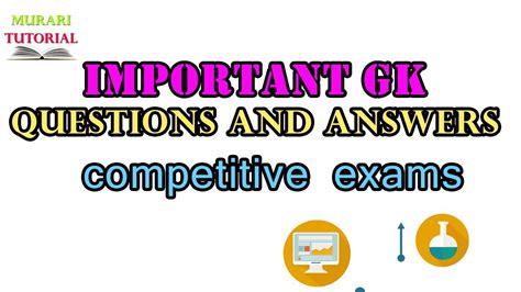 Important Gk Questions And Answers For Competitive Exams Youtube