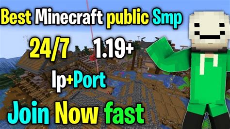 Best Minecraft Smp Server For Minecraft Pejava 119 How To Join 24