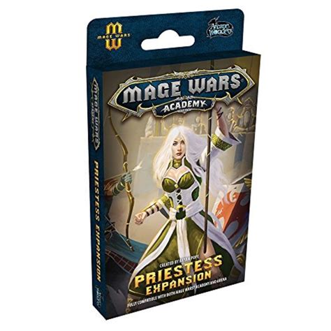 Mage Wars Academy Priestess Expansion Juego De Cartas Arcane Wonders