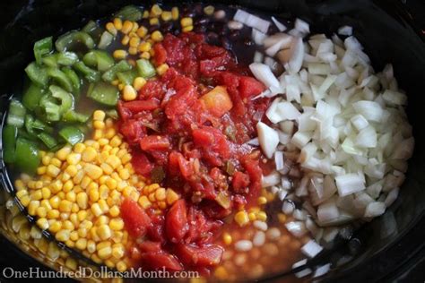 Easy Crock Pot Vegetarian Chili Recipe One Hundred