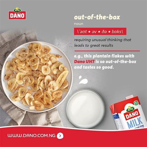 Dano Milk Nigeria On Instagram If You Love Plantain Youll Agree