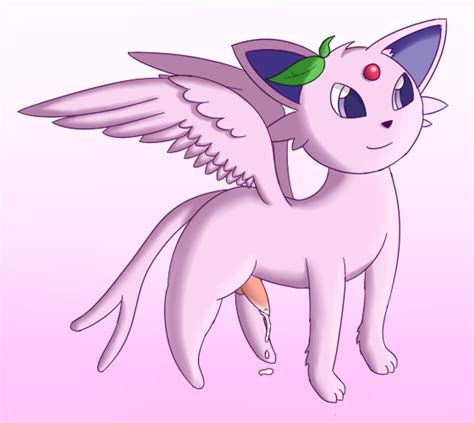 Rule 34 Balls Cum Eeveelution Espeon Feral Leaf Male Male Only