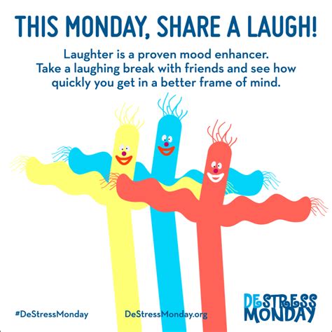 Share A Laugh For Stress Relief Destress Monday