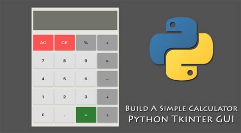 How To Create A Simple Calculator Using Python Gui Tkinter Project Images