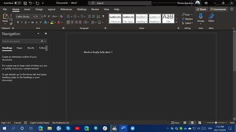 Microsoft Word Desktop Will Soon Get Full Dark Theme Support Mspoweruser