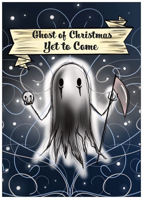 Ghost Of Christmas Yet To Come A Christmas Carol Etsy