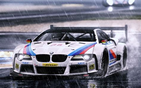 Race Cars Bmw Rain Wallpaper 3840x2400 608495 Wallpaperup