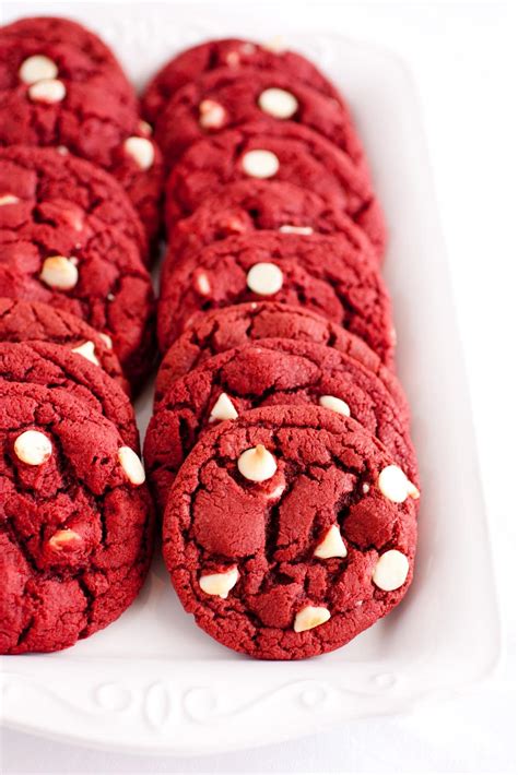 Best Ever Red Velvet Cookies With White Chocolate Chips How To Make